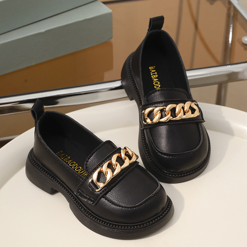 Дамски лофери с дебел подметник – обувки без връзки, PU горна част, гумирана подметка, нисък дизайн, дишащи и против подхлъзване