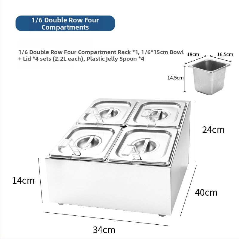 Комплект кутии за подправки от неръждаема стомана – многофункционален, преносим, без монтаж