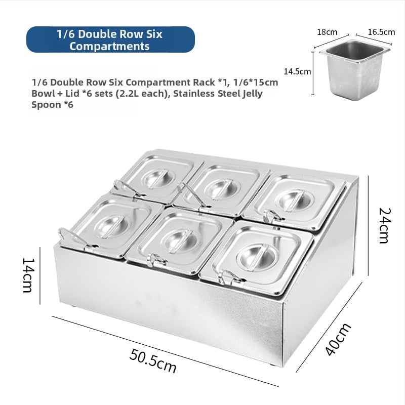 Комплект кутии за подправки от неръждаема стомана – многофункционален, преносим, без монтаж