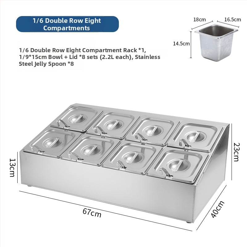 Комплект кутии за подправки от неръждаема стомана – многофункционален, преносим, без монтаж