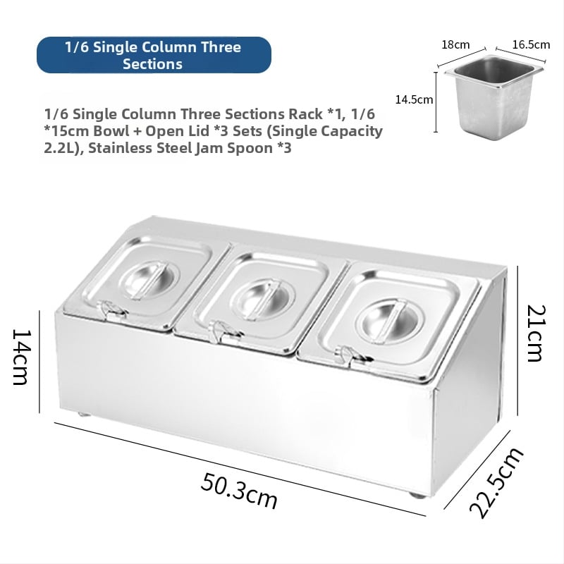 Комплект кутии за подправки от неръждаема стомана – многофункционален, преносим, без монтаж
