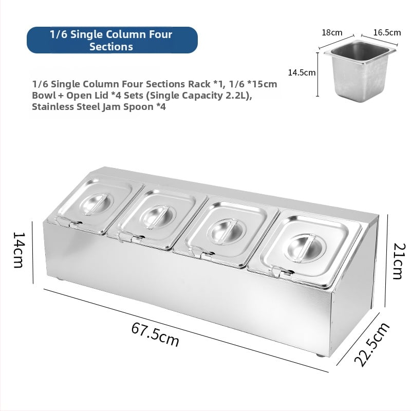 Комплект кутии за подправки от неръждаема стомана – многофункционален, преносим, без монтаж