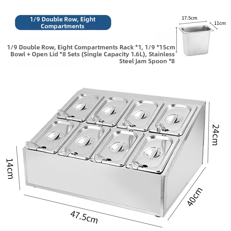 Комплект кутии за подправки от неръждаема стомана – многофункционален, преносим, без монтаж