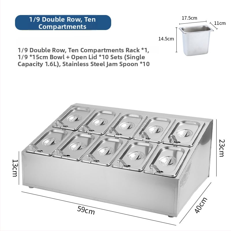 Комплект кутии за подправки от неръждаема стомана – многофункционален, преносим, без монтаж