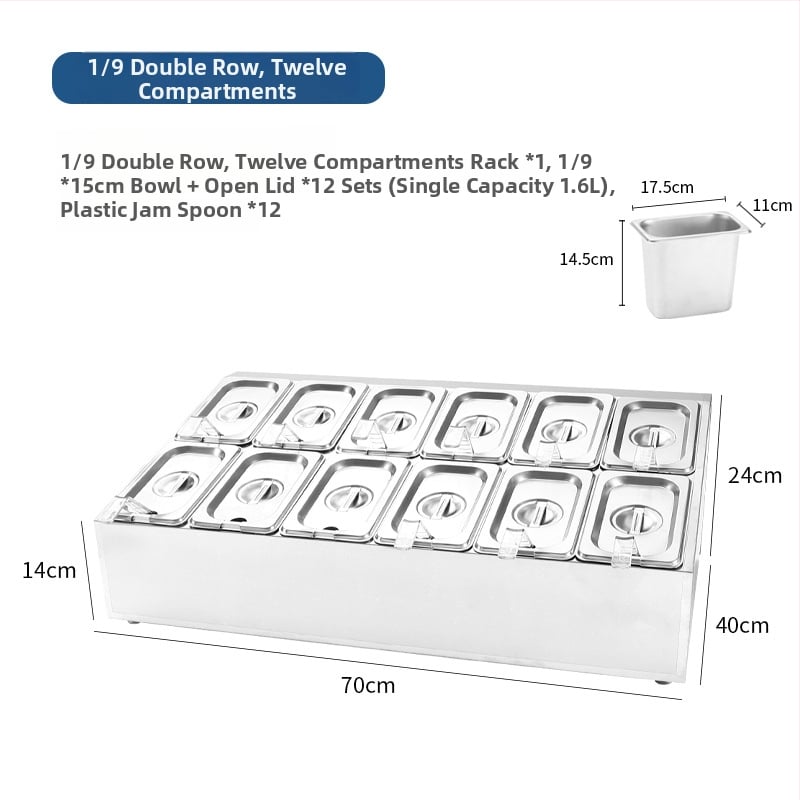 Комплект кутии за подправки от неръждаема стомана – многофункционален, преносим, без монтаж