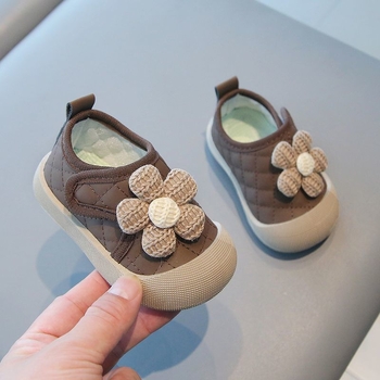 Бебешки обувки за прохождане с антихлъзгаща подметка, изкуствена кожа и пластмаса, пролет и есен, за 12–36 месеца и 24–48 месеца