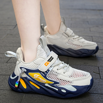 Детски обувки за бягане - дишащи, унисекс, горна част от изкуствена кожа, гумена подметка, лято 2024 (дишащи; горна част от изкуствена кожа; гумена подметка; унисекс; лято 2024)