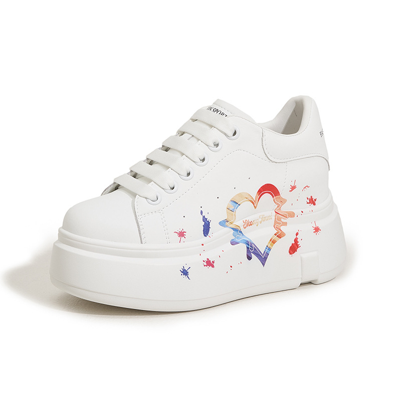 Обувки | Минималистични ежедневни обувки, кръгъл нос, горна част микрофибър, клин над 8 см, подметка полиуретан