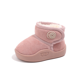 Детски снежни ботуши до глезена, мека подметка, зимни обувки за бебета и деца 1–3 г, унисекс