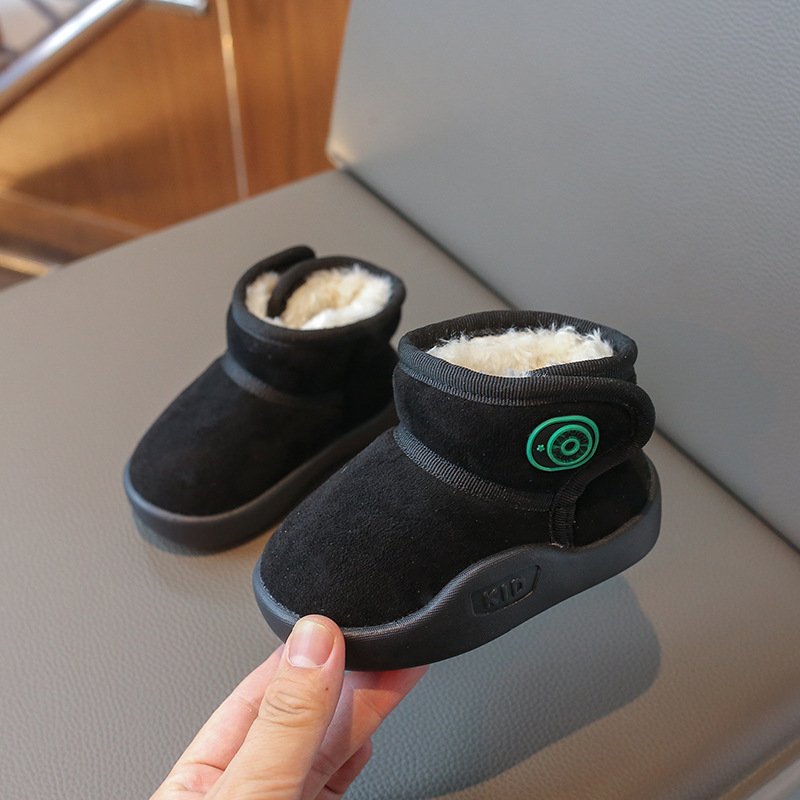 Παιδικά μποτάκια χιονιού με μαλακή σόλα, χειμερινά μποτάκια αστραγάλου για νήπια 1–3 ετών, unisex