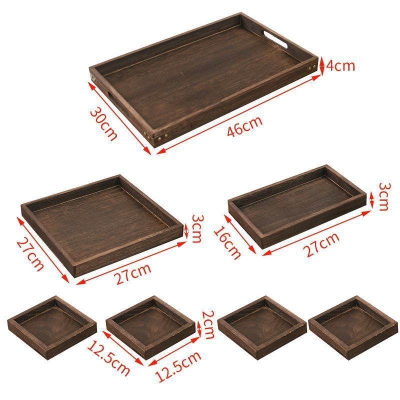 Ξύλινη πιάτα προβολής για απογευματινό τσάι, κινέζικου στυλ, για φρούτα, σνακ και αρτοσκευάσματα, ημιχειροκίνητη και ημιμηχανική κατασκευή