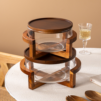 Стъклена плодова чиния, японски стил, прост стил, първокласно качество