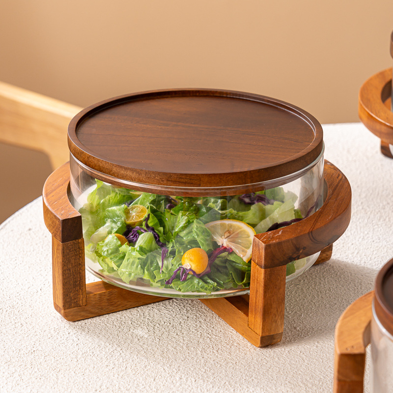 Стъклена плодова чиния, японски стил, прост стил, първокласно качество