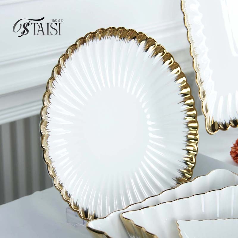 Duboka keramička ploča s elektropliranom površinom, kružni oblik, mikrovlnom kompatibilnost, mogućnost ispisa logotipa