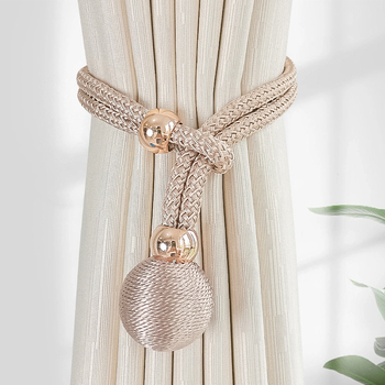 Лента за завеси – комплект от две, регулиема, стил: модерен минимализъм, материя: копринено нетъкано платно