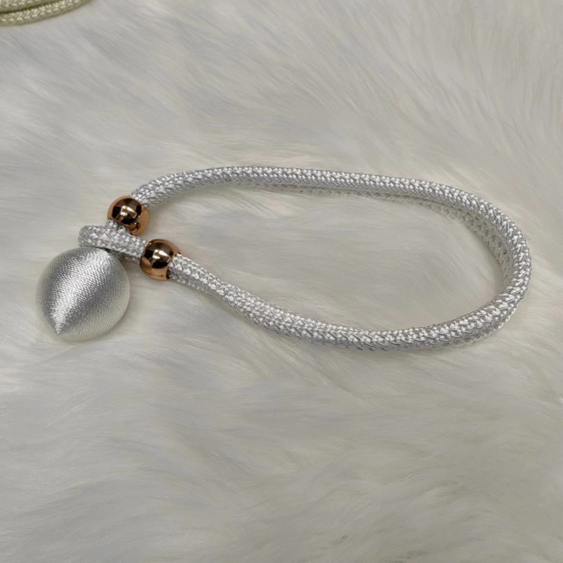 Лента за завеси – комплект от две, регулиема, стил: модерен минимализъм, материя: копринено нетъкано платно