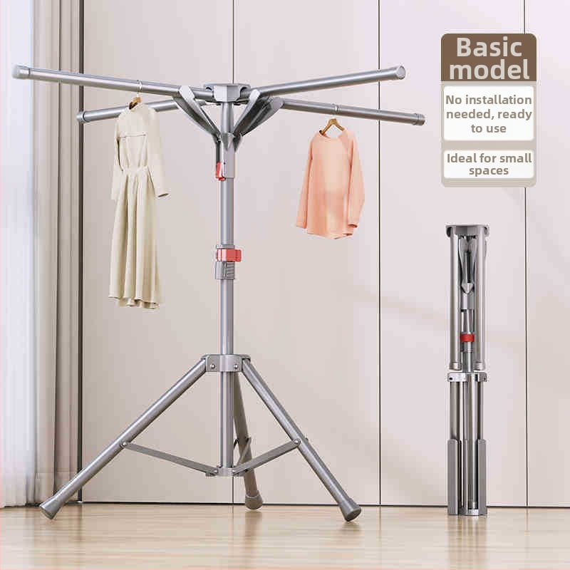 Lanzhida чадър-тип разтегателна сушилня за дрехи, компактна за вътрешно и външно ползване, 10 броя – закачалки за дрехи, панталони и вратовръзки