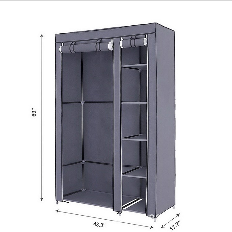 Метален гардероб Fushi, прост стил, по поръчка според чертежи