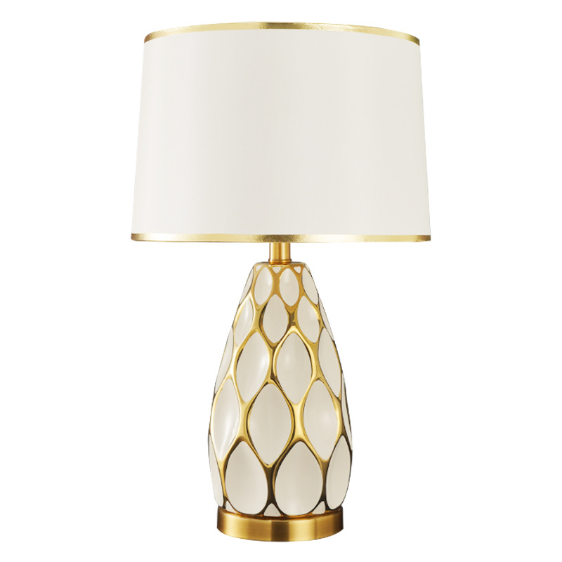 Настолна лампа керамична с мрежеста структура, модел Rx181, 220V, нощно осветление, меко околно осветление, изработено по чертежи