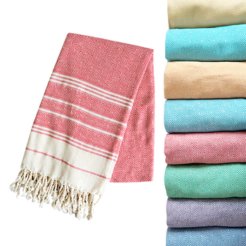 Хавлия за баня и плаж, памук, 300–400 г, нишково боядисана прежда, 10s прежда, персонализация