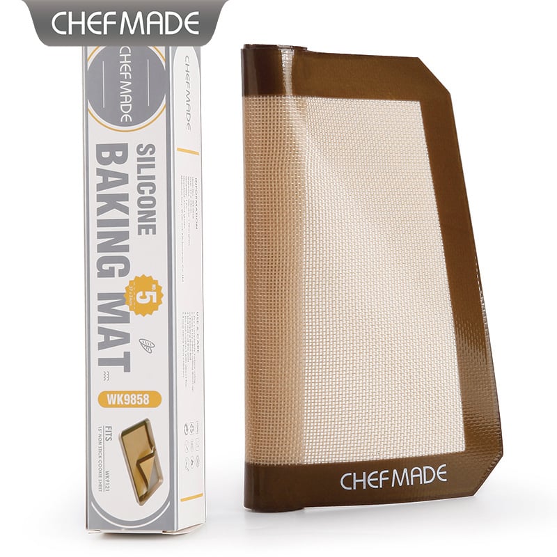 Learn to cook силиконова подложка за месене и печене, висока температурна устойчивост, повторна употреба, удебелена конструкция