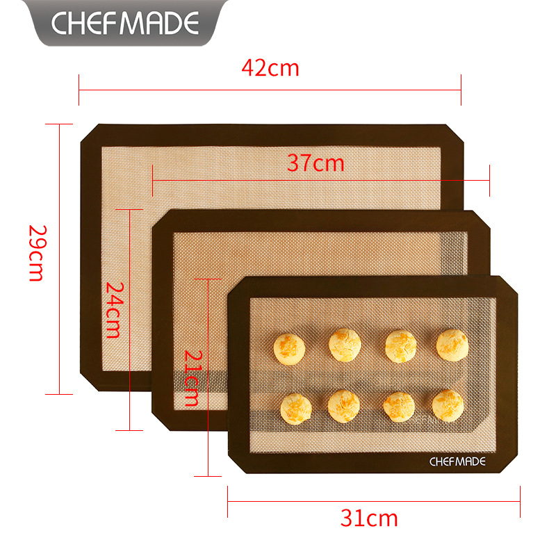 Learn to cook силиконова подложка за месене и печене, висока температурна устойчивост, повторна употреба, удебелена конструкция