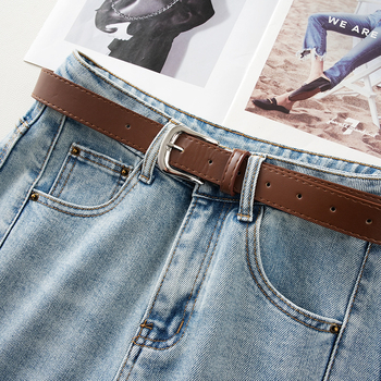 Дамски дънки с висока талия и широки крачоли, пролет 2025, микроеластични, с джобове