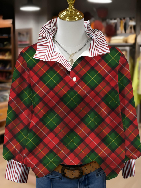 Дамска качулка от полиестерен флийс с 3D флорални принтове, дълги ръкави, яка с форма на гъбичка, нормална дължина, есен 2025