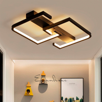 Таванен полилей | Модерен минималистичен стил, LED осветление, 220V, обхват 10-15 м², метално тяло от желязо с силиконов плафон