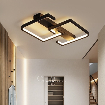 Таванен полилей | Модерен минималистичен стил, LED осветление, 220V, обхват 10-15 м², метално тяло от желязо с силиконов плафон