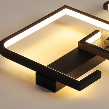 Таванен полилей | Модерен минималистичен стил, LED осветление, 220V, обхват 10-15 м², метално тяло от желязо с силиконов плафон