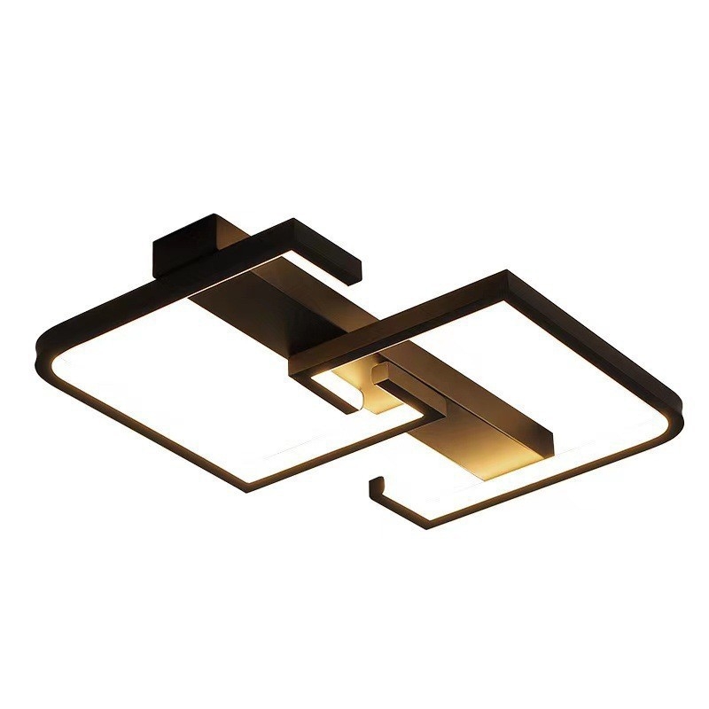 Таванен полилей | Модерен минималистичен стил, LED осветление, 220V, обхват 10-15 м², метално тяло от желязо с силиконов плафон