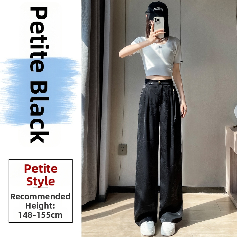 Жени широки панталони с висока талия, акрилни влакна, 95%+, градски стил