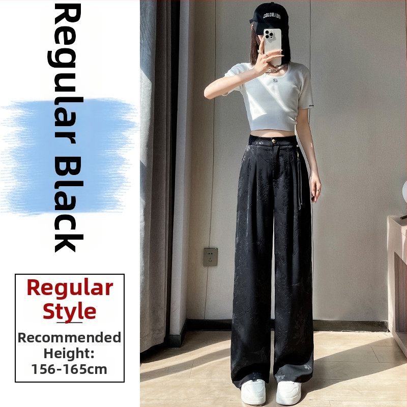 Жени широки панталони с висока талия, акрилни влакна, 95%+, градски стил