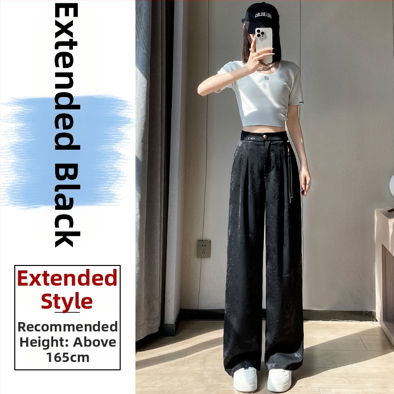 Жени широки панталони с висока талия, акрилни влакна, 95%+, градски стил