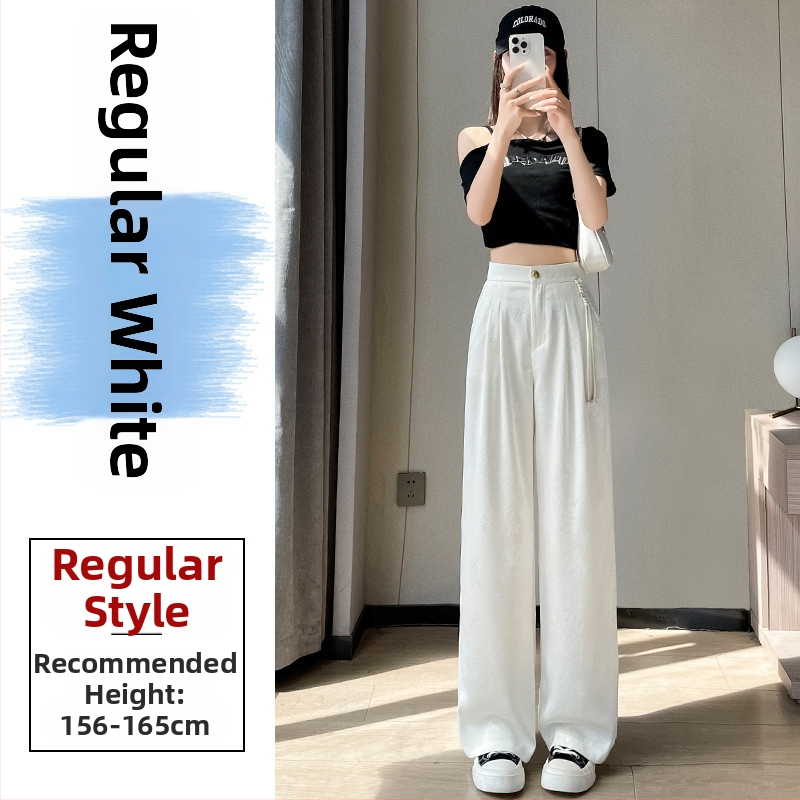 Жени широки панталони с висока талия, акрилни влакна, 95%+, градски стил