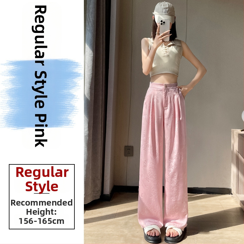 Жени широки панталони с висока талия, акрилни влакна, 95%+, градски стил