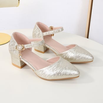 Παπούτσια μπαλέτου για κορίτσια, PU επάνω μέρος, Μοντέρνα παπούτσια χορού, Ηλικίες 7–16