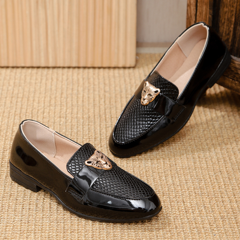 Детски лофери от изкуствена кожа, гумена подметка, за пролет и есен, унисекс