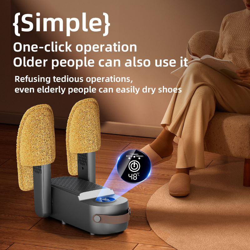 Сгъваем сушилник за обувки с телескопично рамо и UV дезодориране, модел Bg-hxq001, 220V, 180W, 50Hz