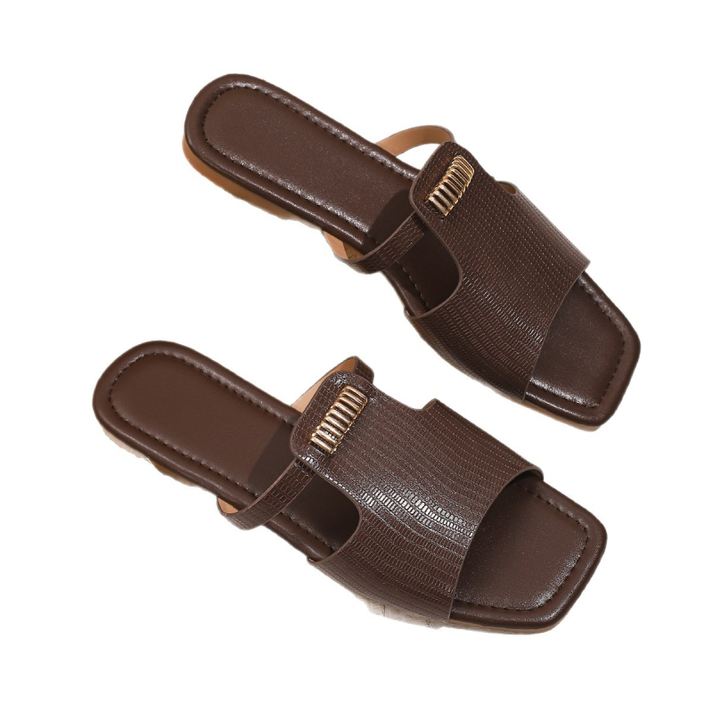 Ženske PU slip-on ravne cipele s gumom, podstava od ovčje kože, rimski stil