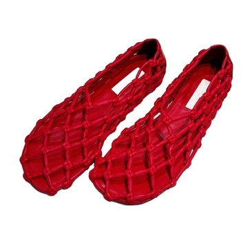 Плажни сандали с овча кожа, PVC подметка, кръгъл нос, ретро стил, дишащи