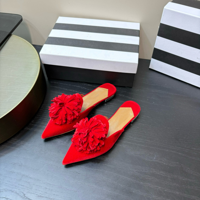 Baotou mule - svakodnevne, gornji dio od nubuka, podstava od ovčje kože, potplat od prave kože