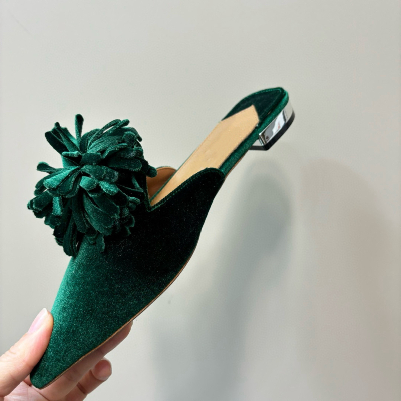 Baotou mule - svakodnevne, gornji dio od nubuka, podstava od ovčje kože, potplat od prave kože