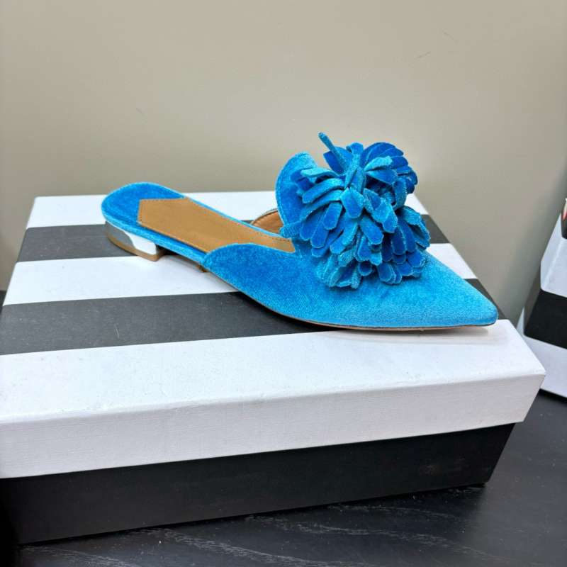 Baotou mule - svakodnevne, gornji dio od nubuka, podstava od ovčje kože, potplat od prave kože