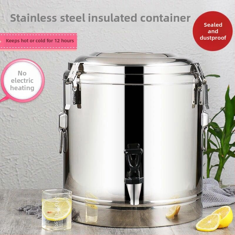 Isolatsiooniga roostevabast terasest ämber 201, äriliseks kasutamiseks, mitte elektriline, materjal: 201 roostevaba teras