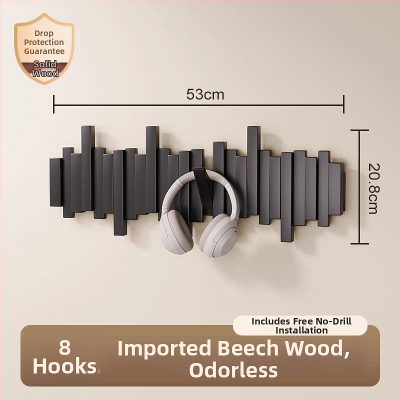 Sienas āķis mēteļiem pianīna taustiņa stilā, bez urbšanas, izcelsme Zhejiang, modelis B01