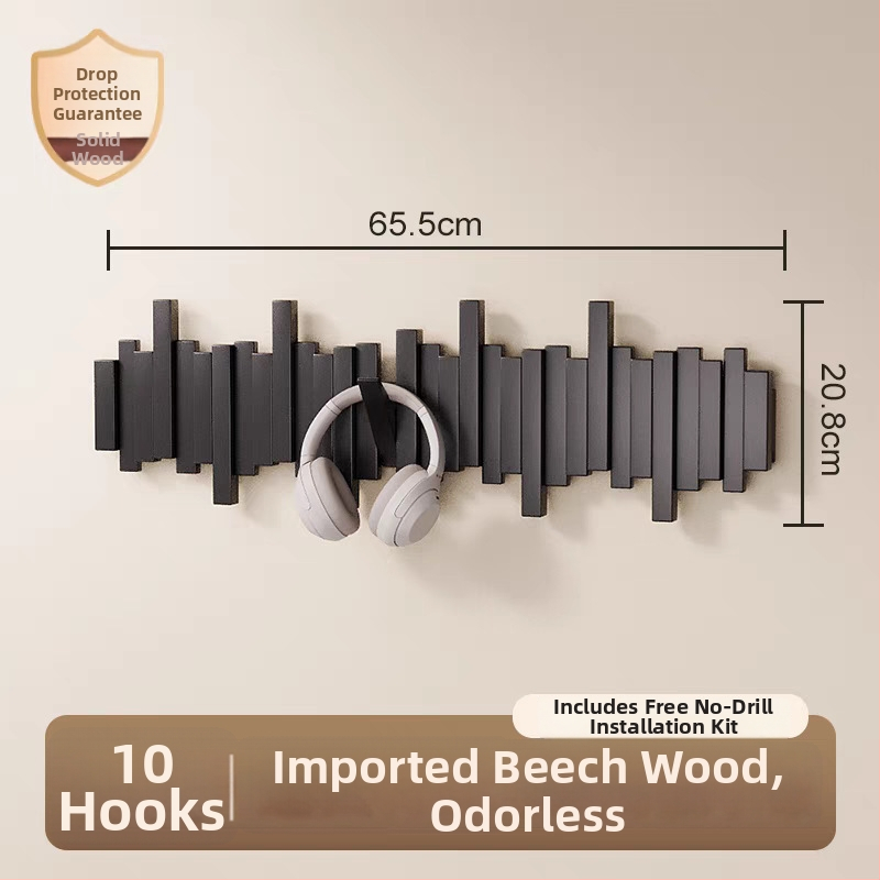 Sienas āķis mēteļiem pianīna taustiņa stilā, bez urbšanas, izcelsme Zhejiang, modelis B01