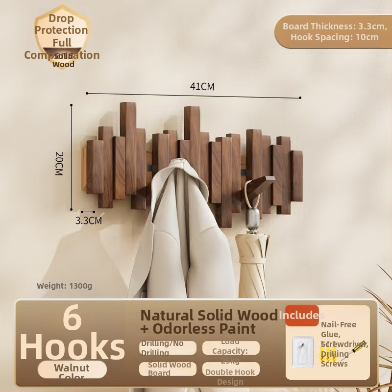 Sienas āķis mēteļiem pianīna taustiņa stilā, bez urbšanas, izcelsme Zhejiang, modelis B01