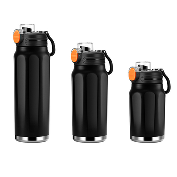 Термос чаша с голям капацитет, вътрешна част от 316 неръждаема стомана, външна обвивка от 201 неръждаема стомана, 6–12 часа изолация, печатано лого